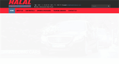 Desktop Screenshot of halalrentacar.com